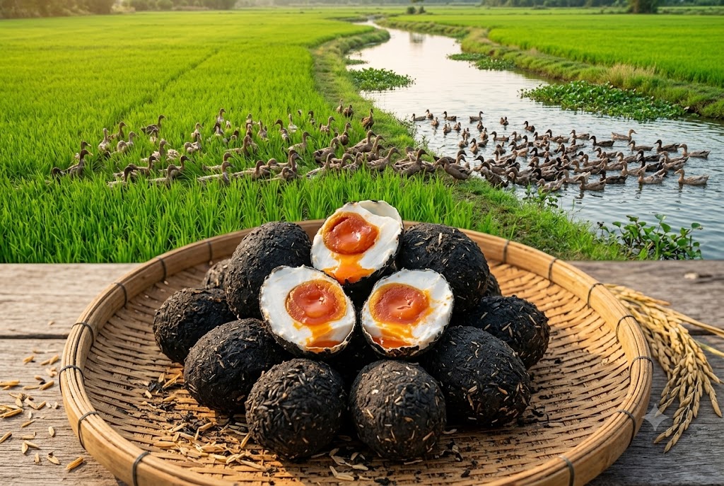 ไข่เค็มพอกดินสอพอง (แบบปลีก-ขายเป็นฟอง)