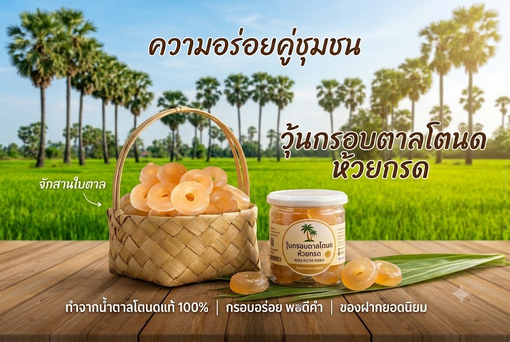 วุ้นกรอบตาลโตนด ห้วยกรด